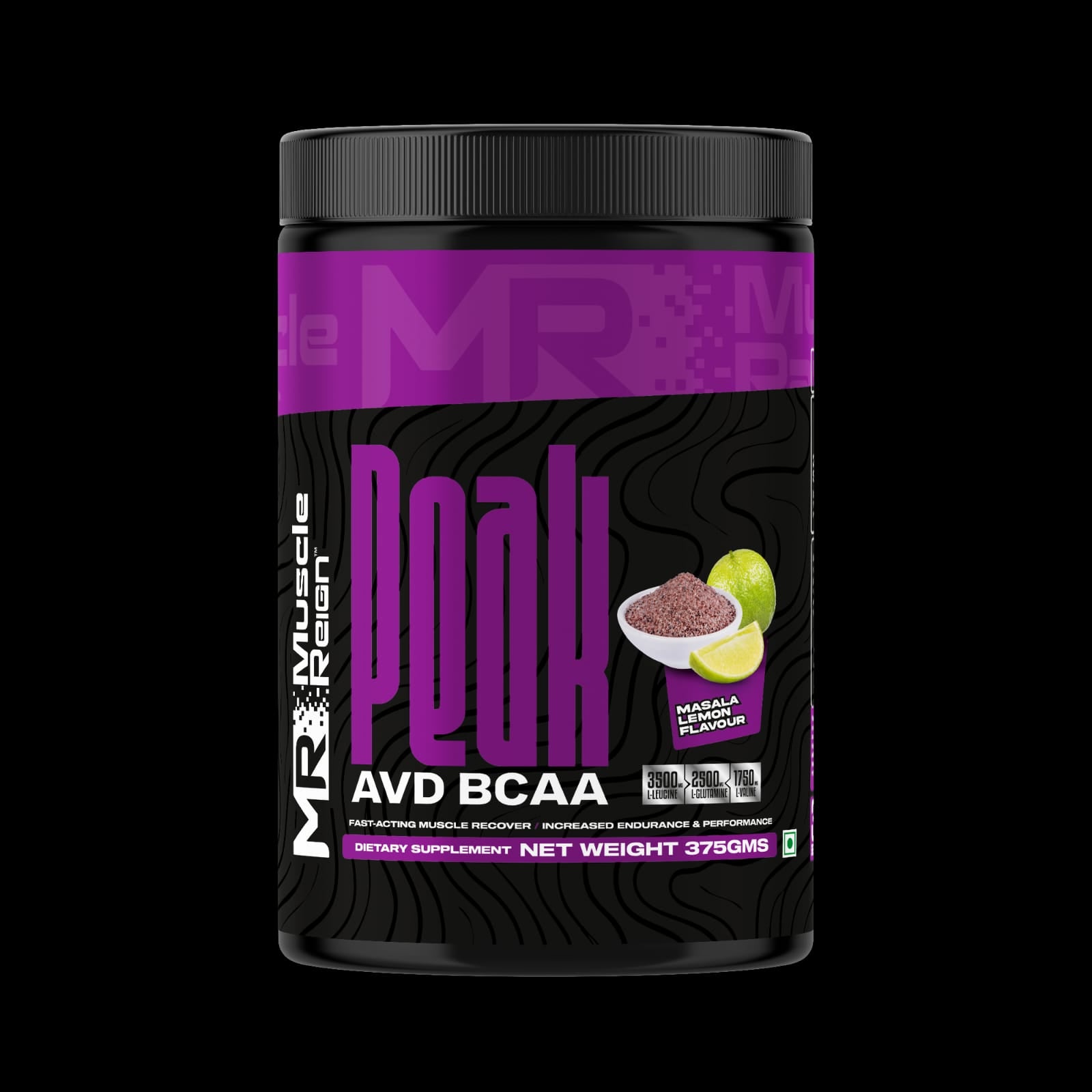Muscle Reign Peak AVD BCAA in Mango-Lime flavor, a best recovery supplement for muscle growth